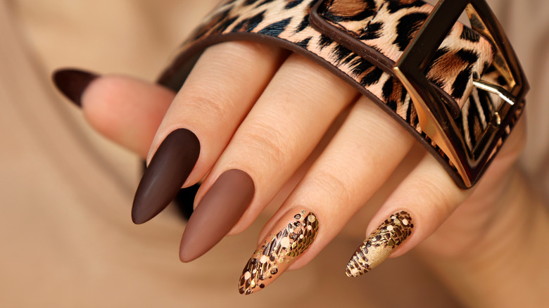 15 brown nail ideas for a step above a basic neutral mani