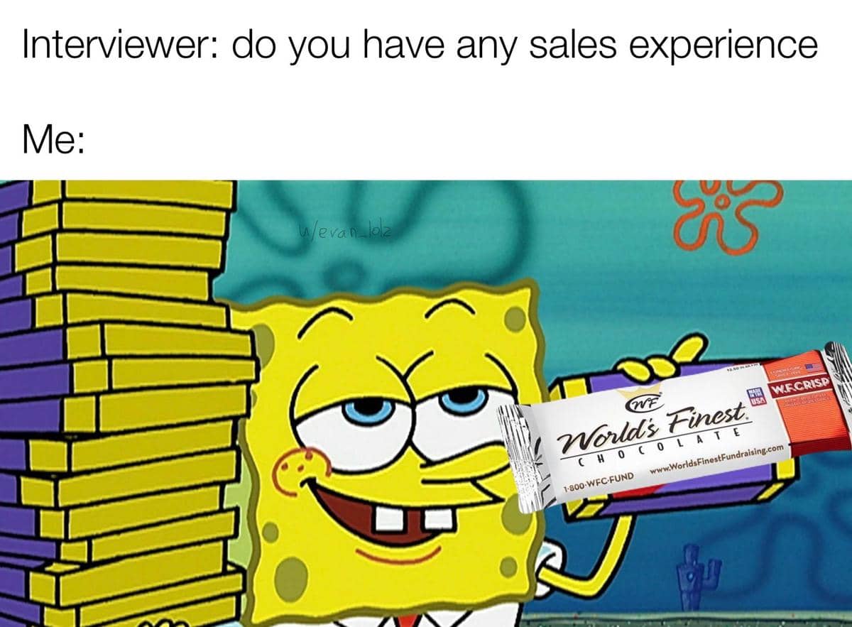 – 8 Meme SpongeBob Lucu tentang Wawancara Kerja