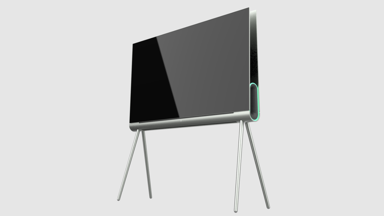 GP TV’s dual-faced TV mixes gaming flair, safety tricks, and bold design