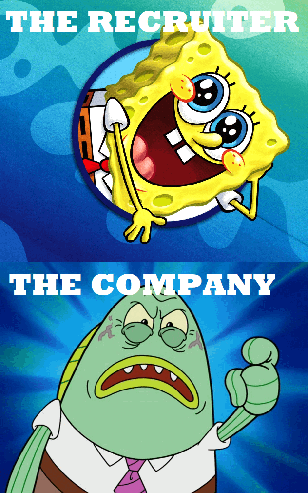 – 8 Meme SpongeBob Lucu tentang Wawancara Kerja