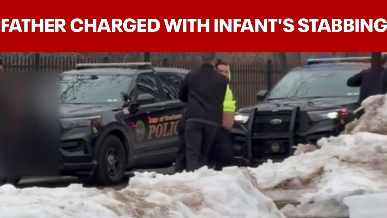 New video shows arrest of man accused of stabbing his infant son