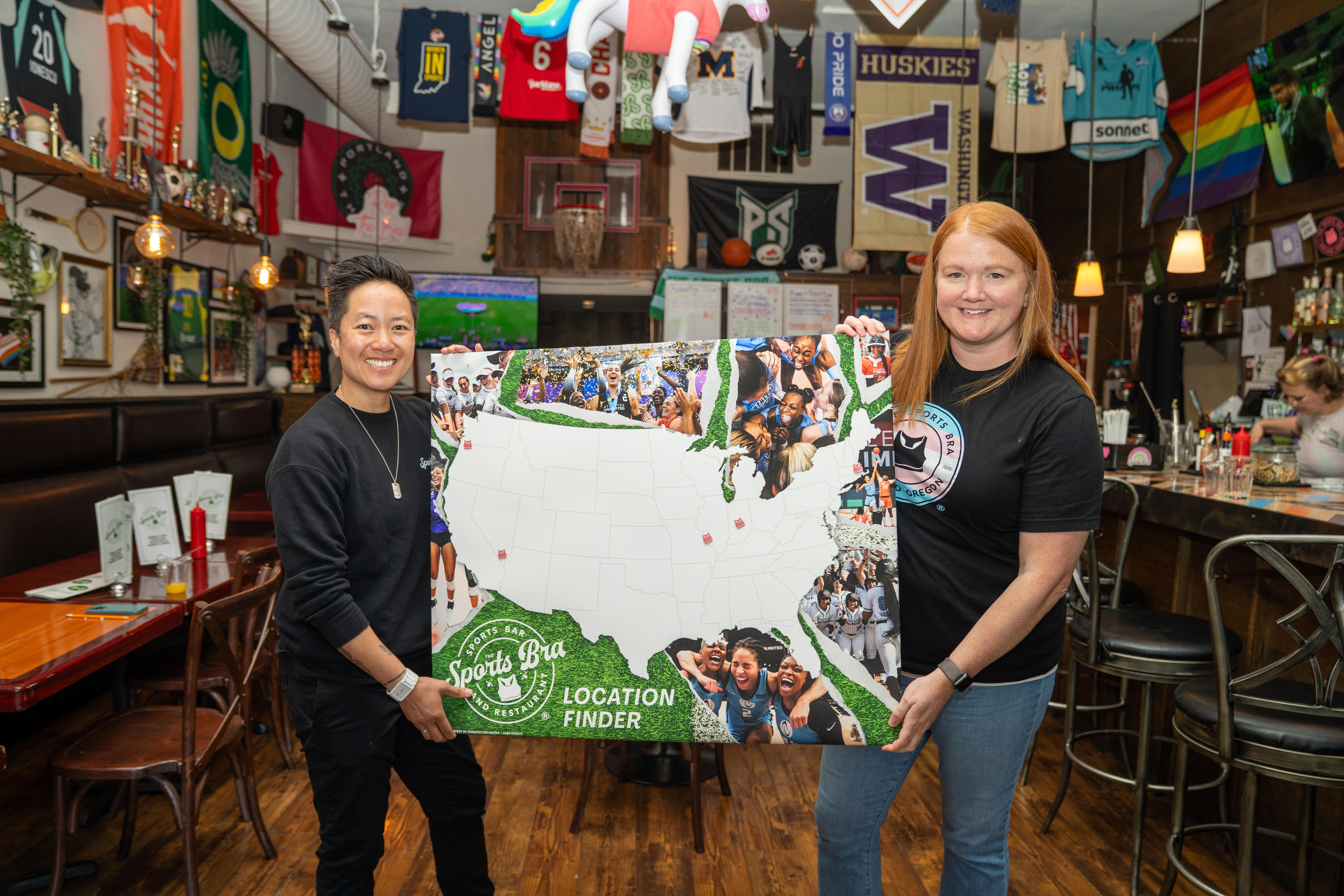 Incoming women's sports bar The Sports Bra unveils downtown location