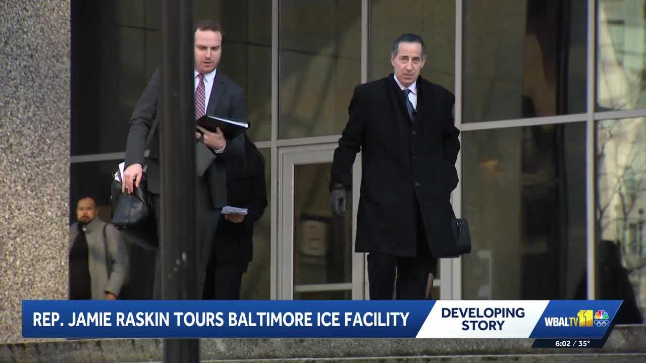 Maryland US Representative makes surprise visit to Baltimore ICE facility