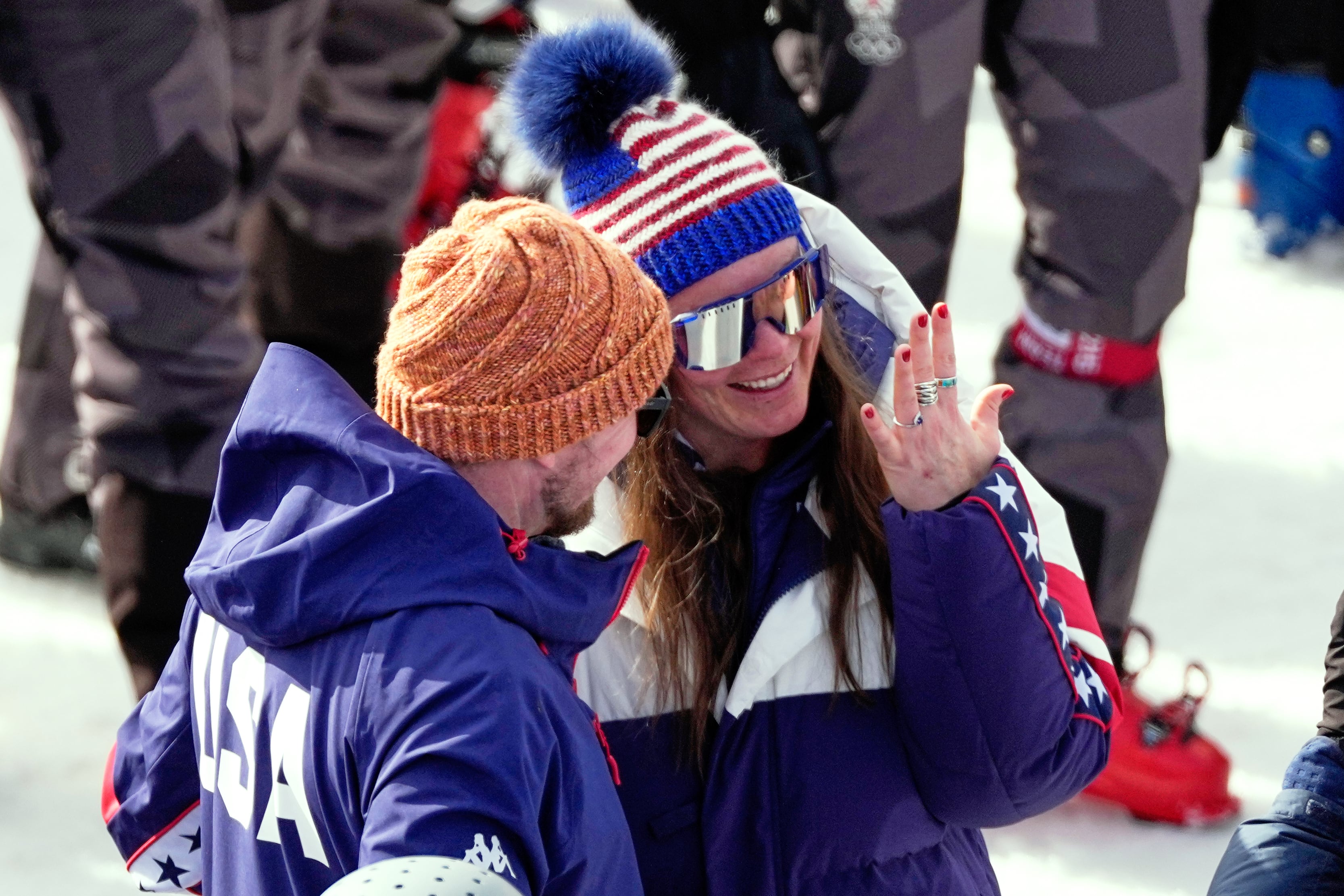 US skier Johnson receives proposal after Olympic fall