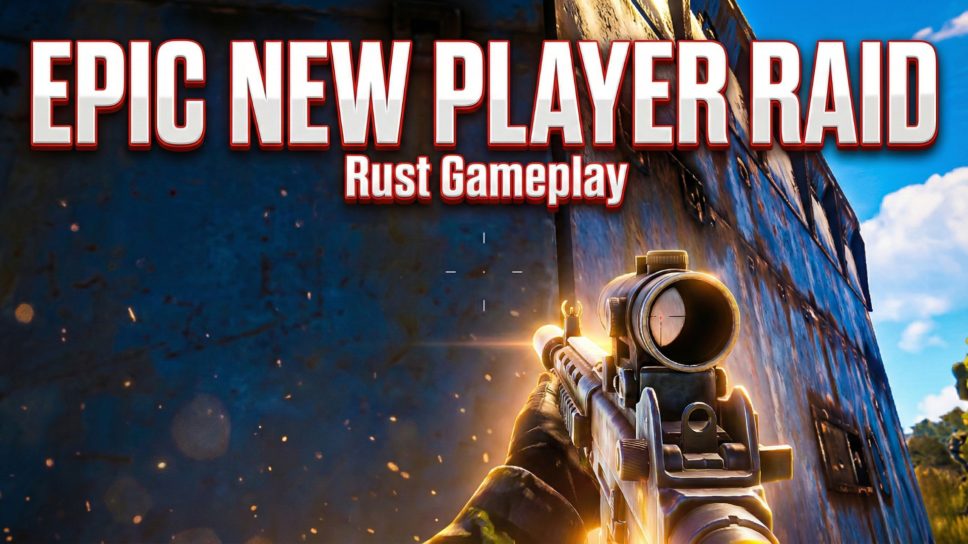 Encountering a new player in Rust I just had to raid