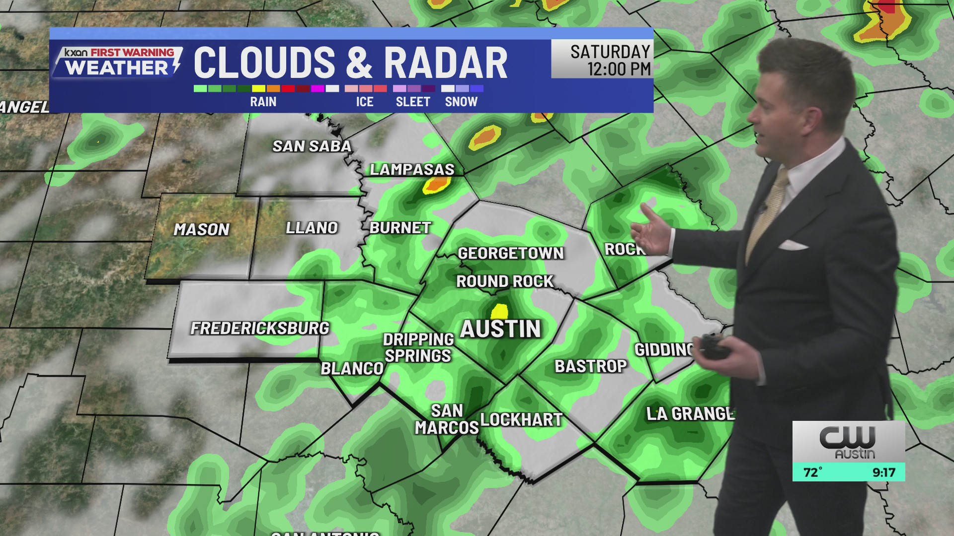 Widespread showers and a few strong thunderstorms possible Saturday ...