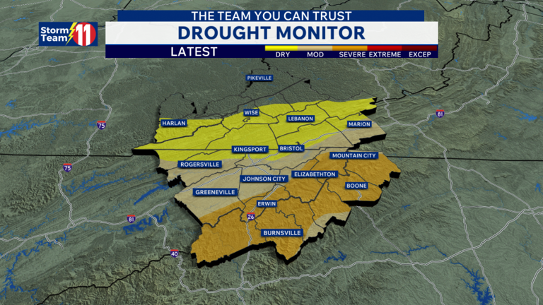 Drought conditions continue across Tennessee & region