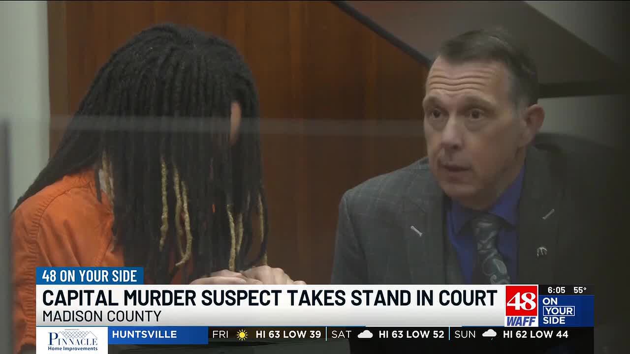 Huntsville capital murder suspect takes the stand in immunity hearing