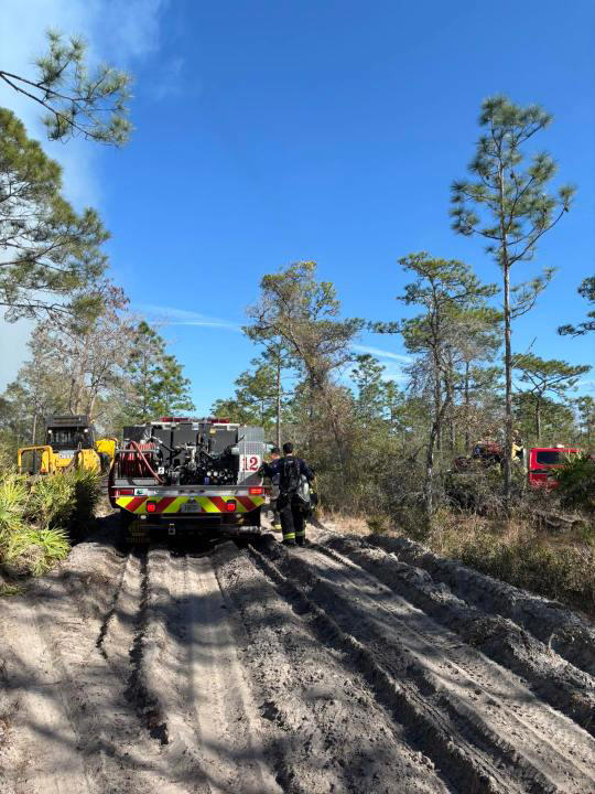 Photos: Wildfire at Starkey Wilderness Park