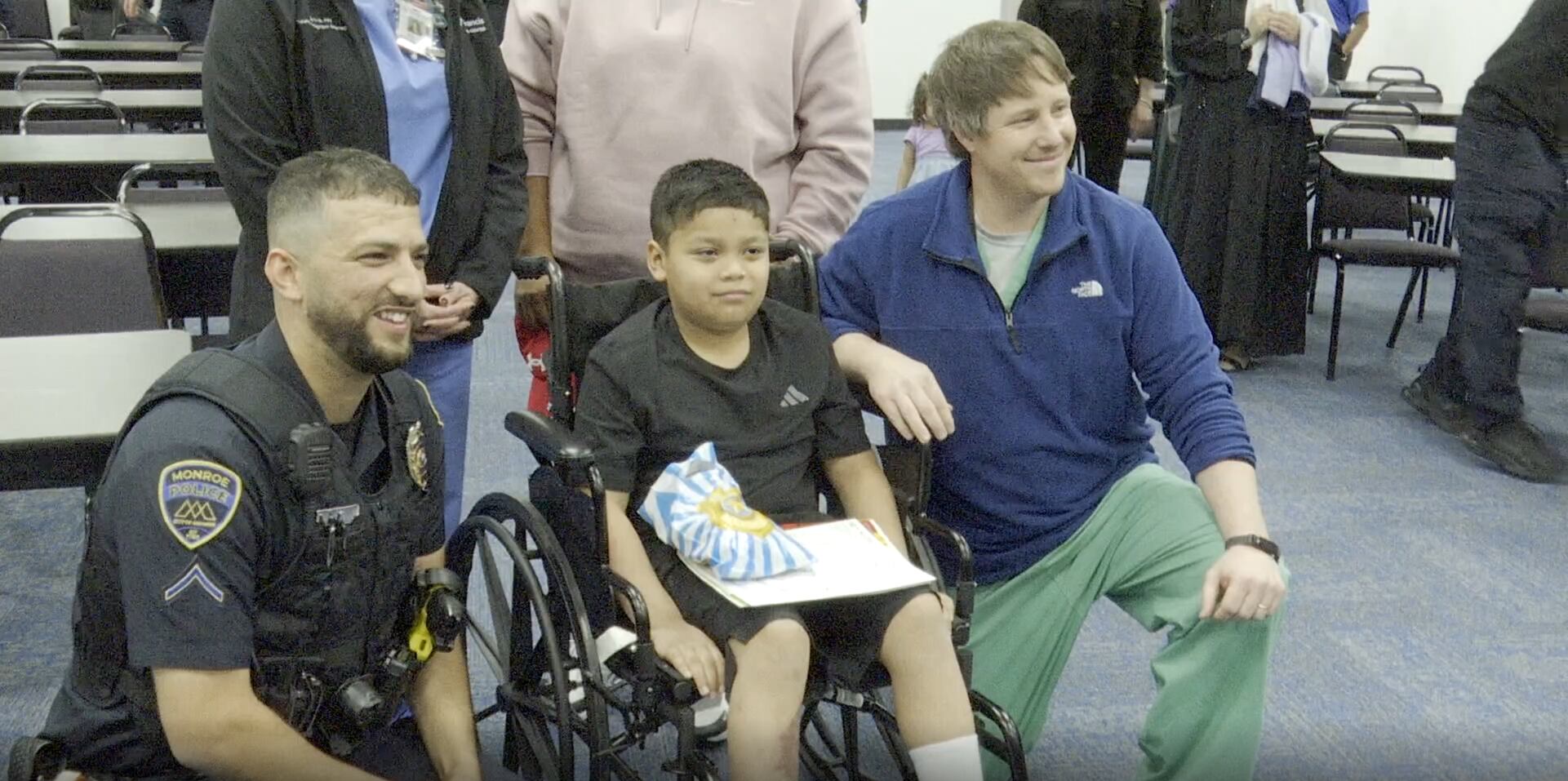 Monroe officer honored for saving boy’s life