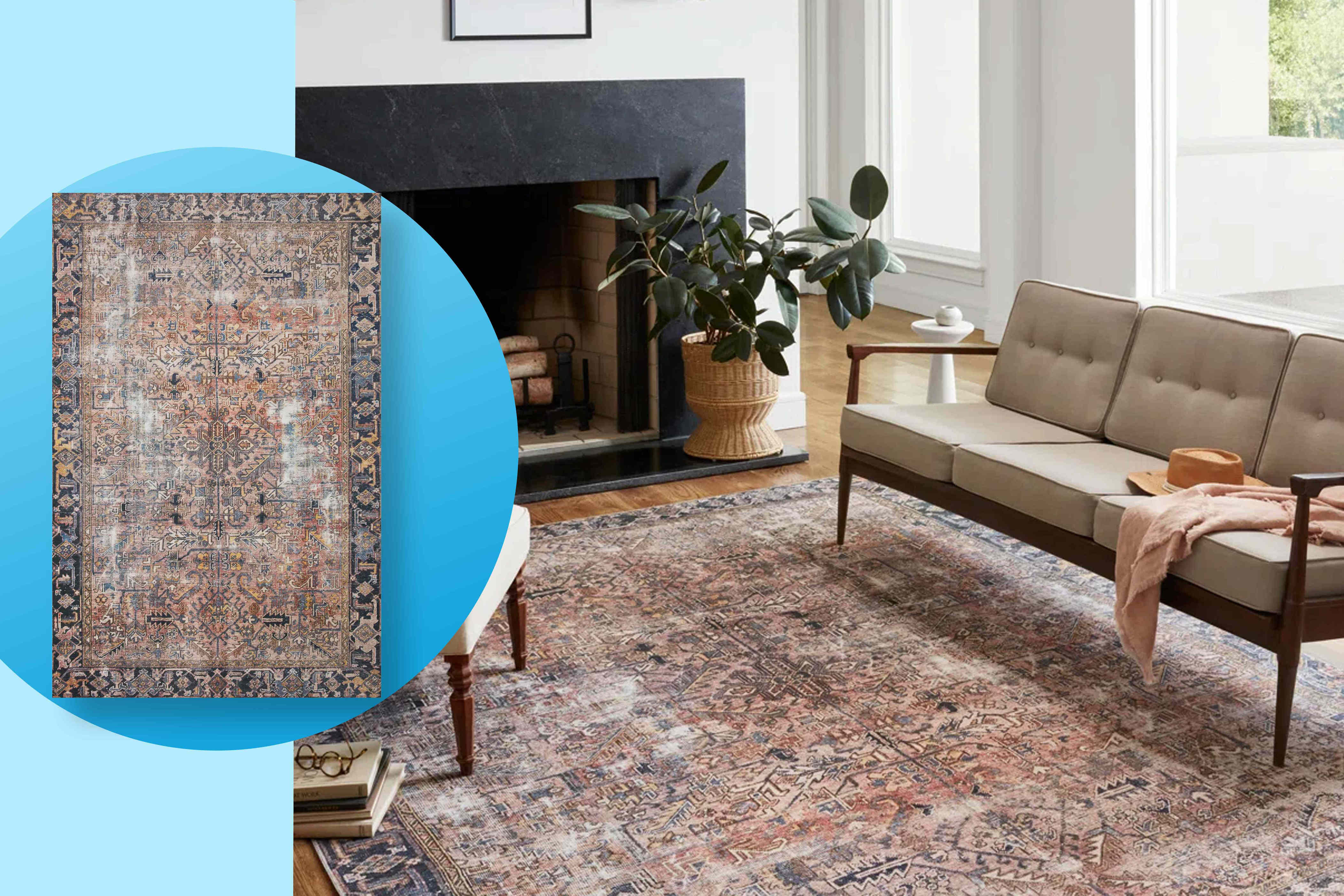 We found a designer rug that hides dirt, red wine stains, and pet hair ...