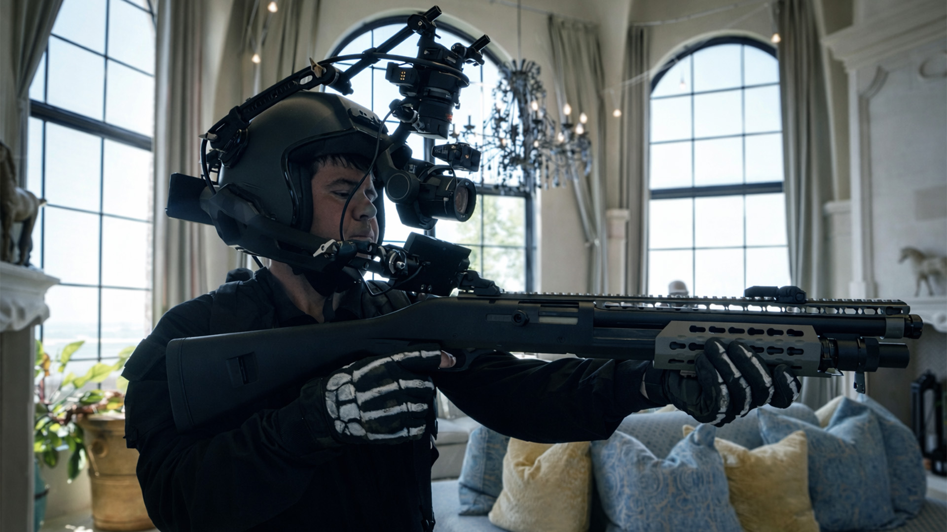 Behind the POV rig for Modern Warfare