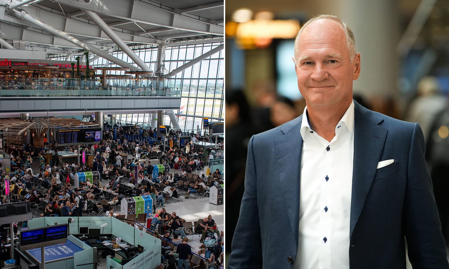 Heathrow boss reveals plans to improve overcrowding and claims ...