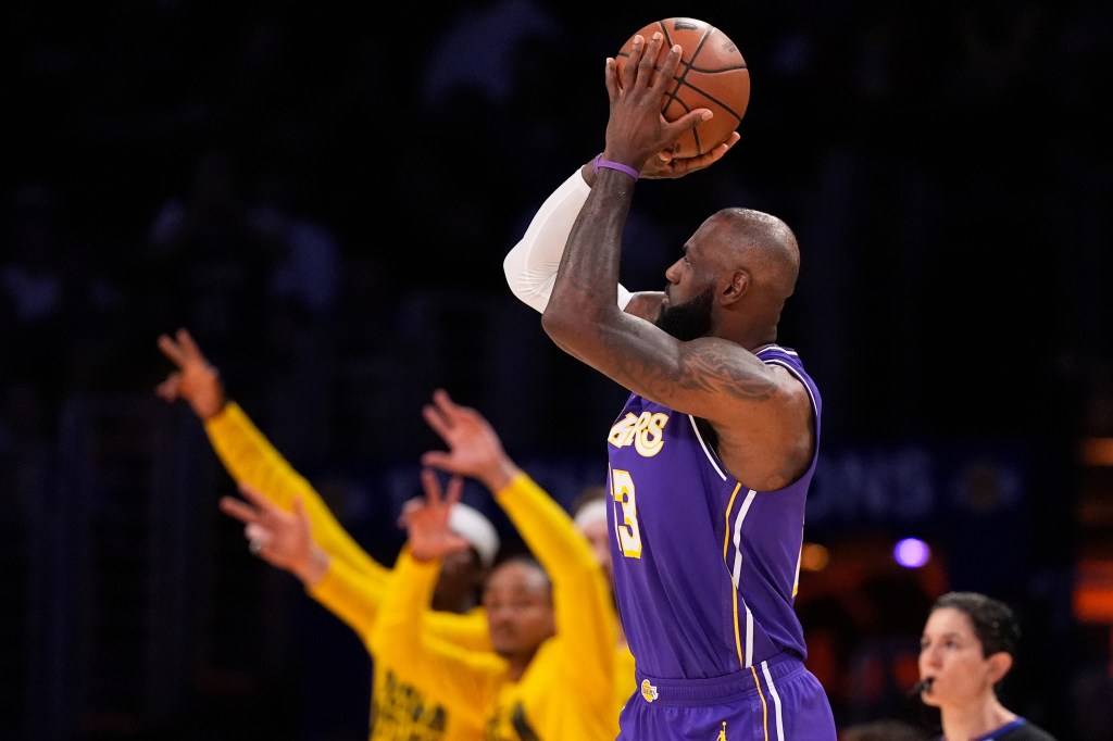 LeBron James becomes oldest player in league history to have triple ...