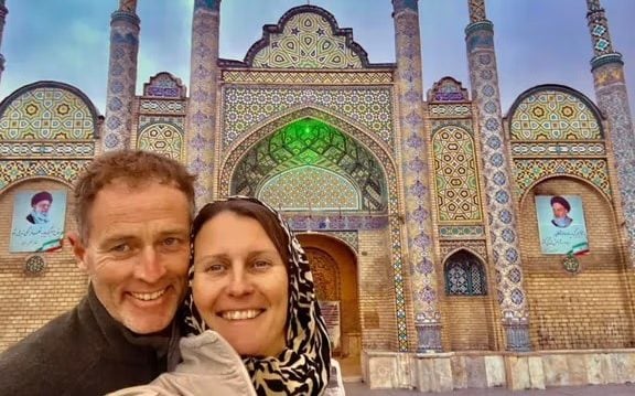 Lindsay and Craig Foreman were on a world motorcycle tour when they were arrested and detained in Iran