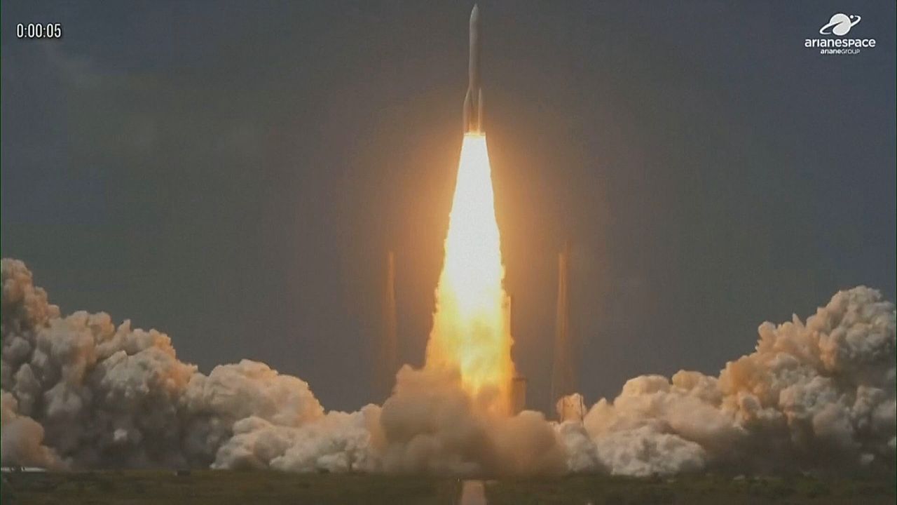 Konkurrenz zu SpaceX: Europäische Rakete bringt Amazon-Satelliten ins All