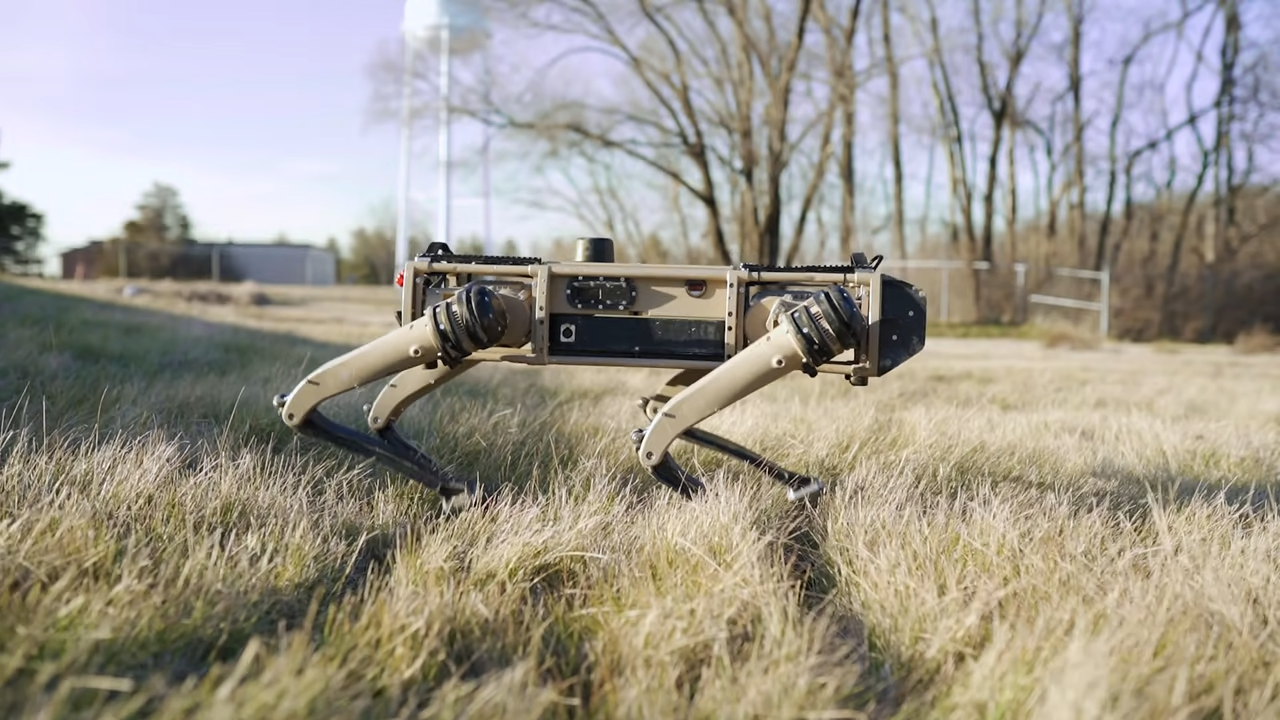 Watch the US Air Force test futuristic robot dogs