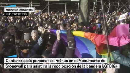 La bandera LGTBIQ+ regresa a Stonewall desafiando al Gobierno de Trump