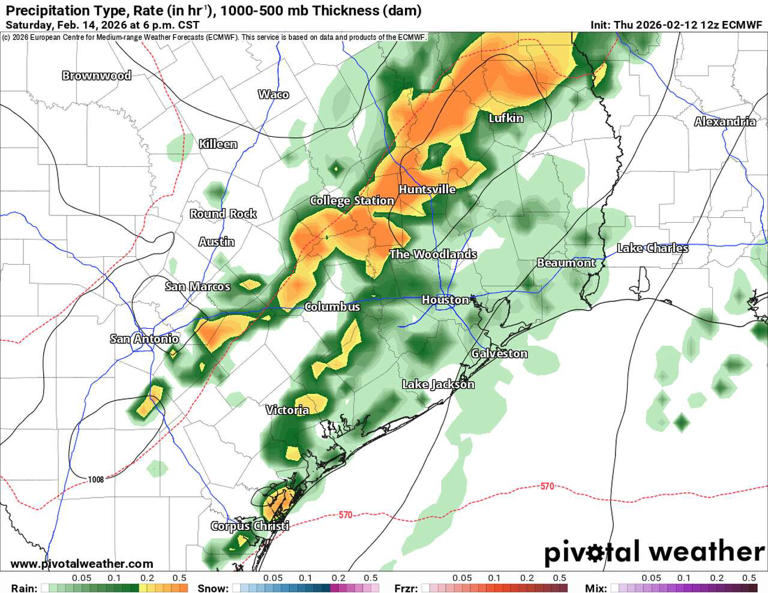 Houston in luck: Dry Friday the 13th before severe weather risk ...