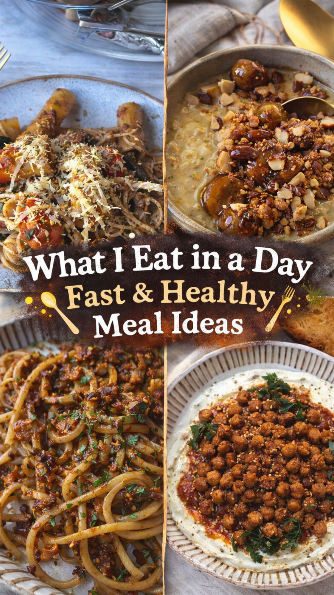 What I eat in a day fast & healthy meal ideas