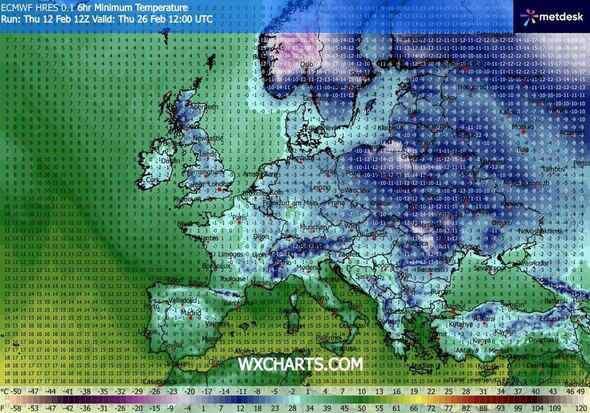 Snow maps pinpoint exact time almost all of UK forecast to be covered ...