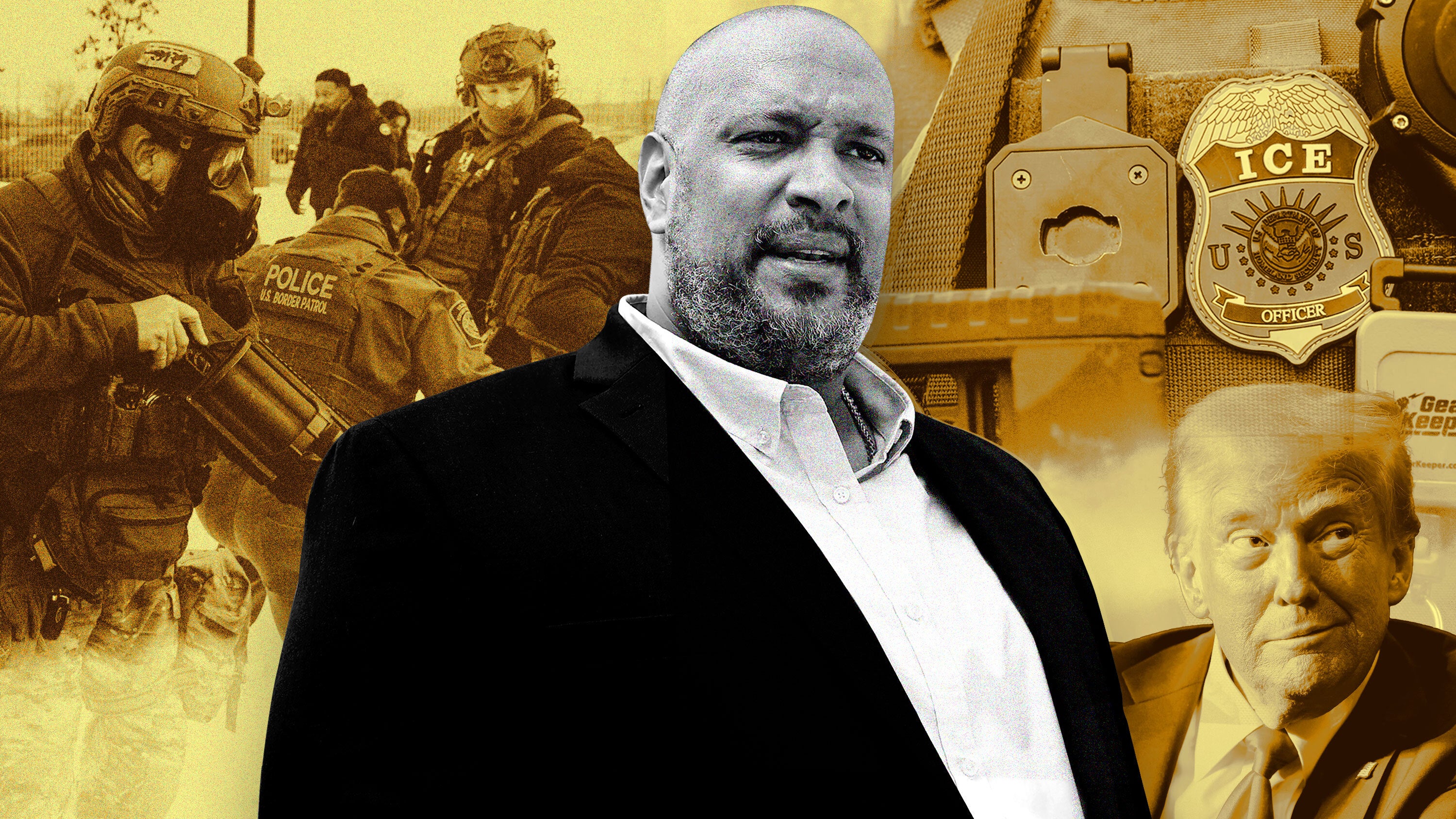 ‘100% pro police’ and running for Congress to abolish ICE