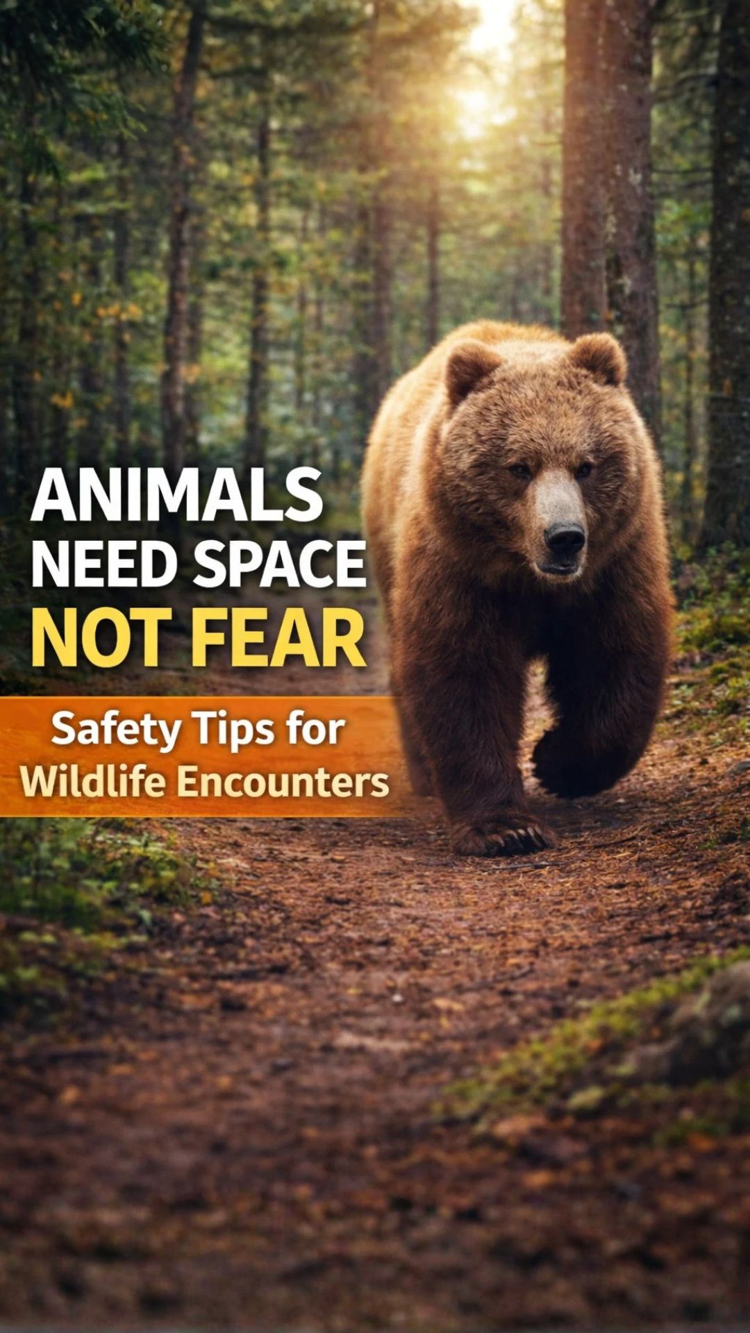 Animals need space, not fear: Safety tips for wildlife encounters