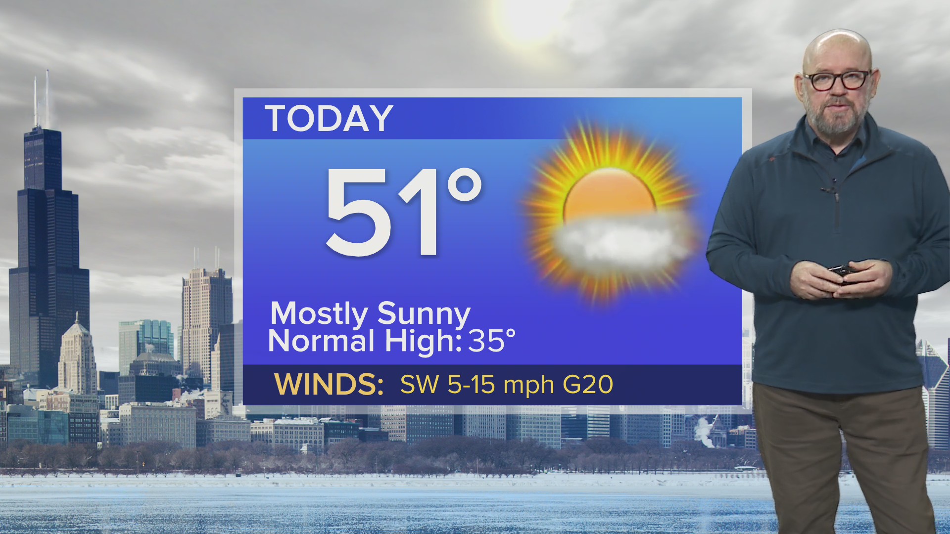 Friday forecast: Temps in low 50s with mostly sunny conditions