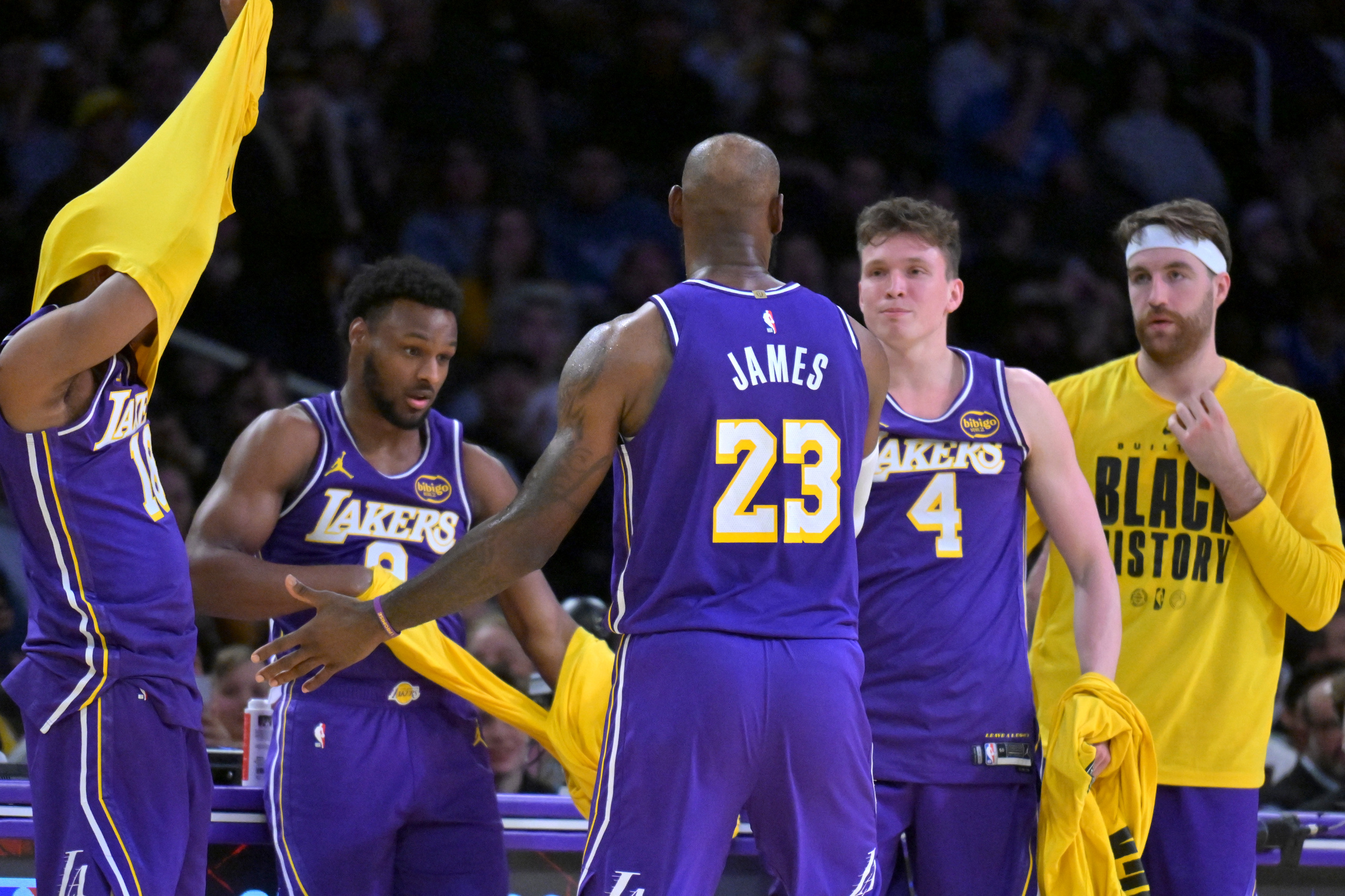 LeBron James becomes oldest to record triple-double in Lakers’ win