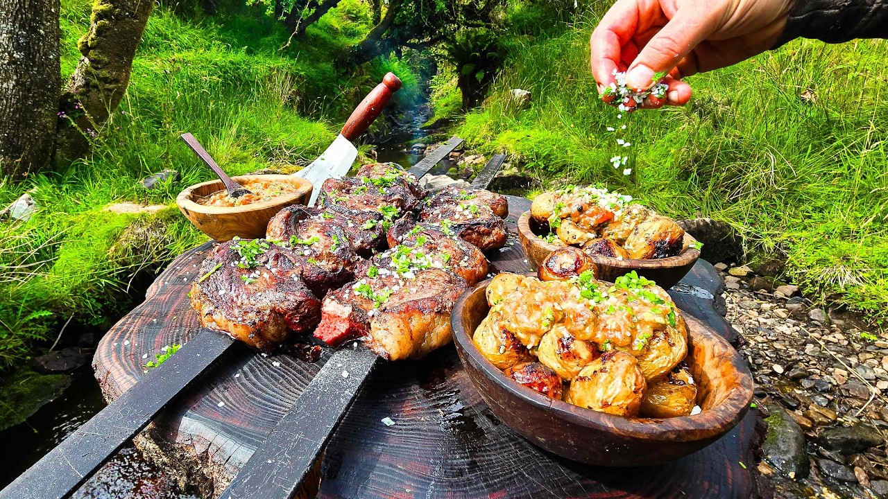 How to grill the perfect steak over open fire… then the crust speaks ...