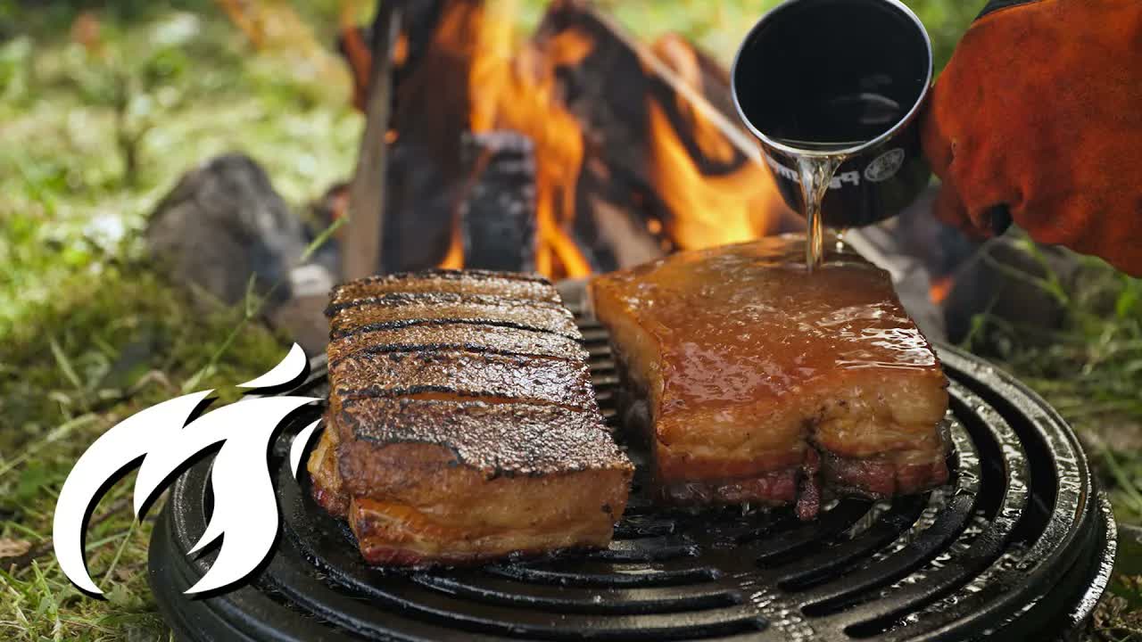 Fire-cooked crispy pork belly that will ruin all oven recipes
