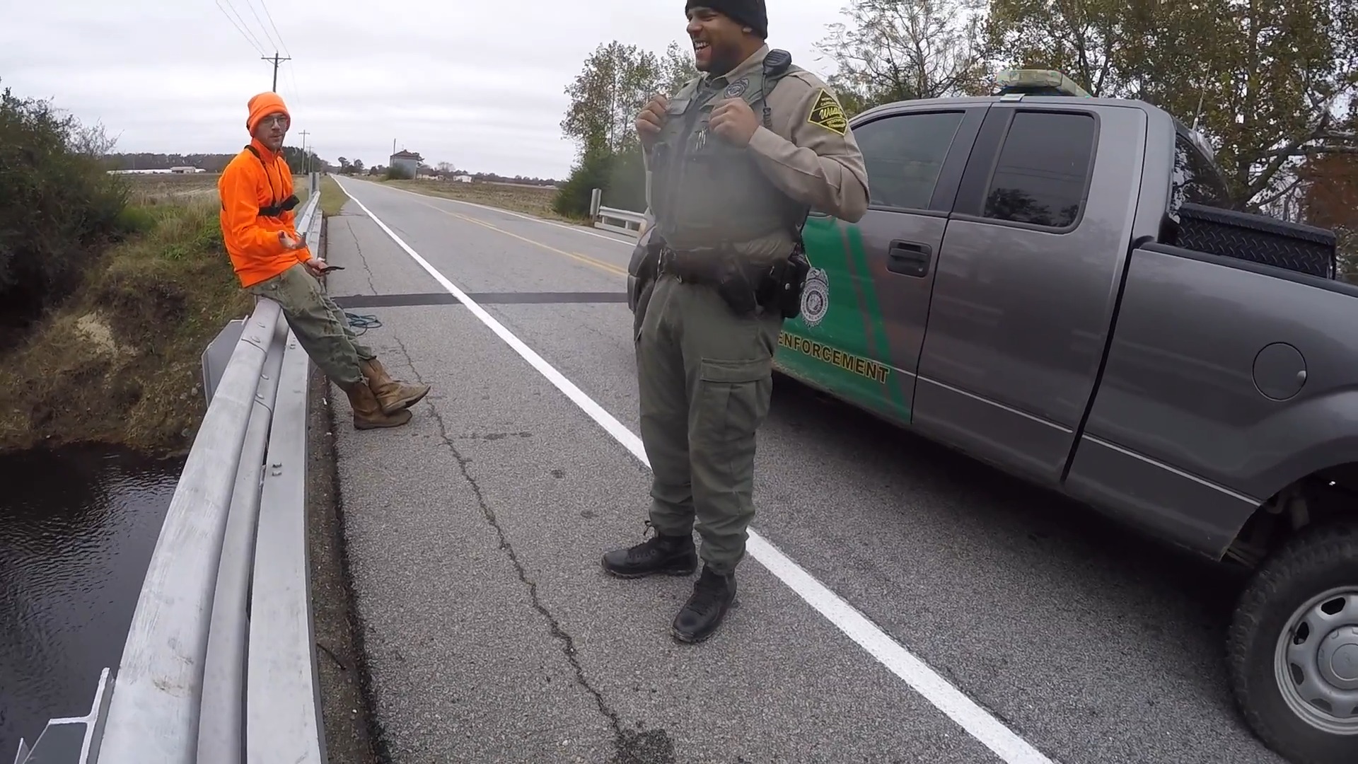 You can't do that here - police called while we magnet fish