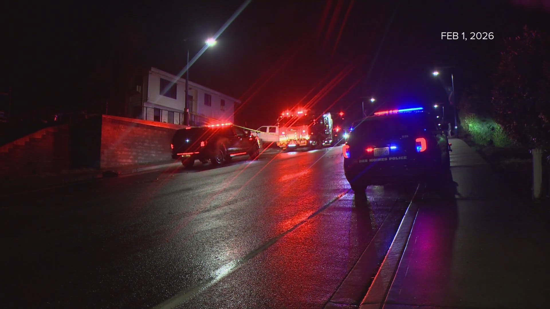 Man in custody for alleged stabbing and arson in Des Moines