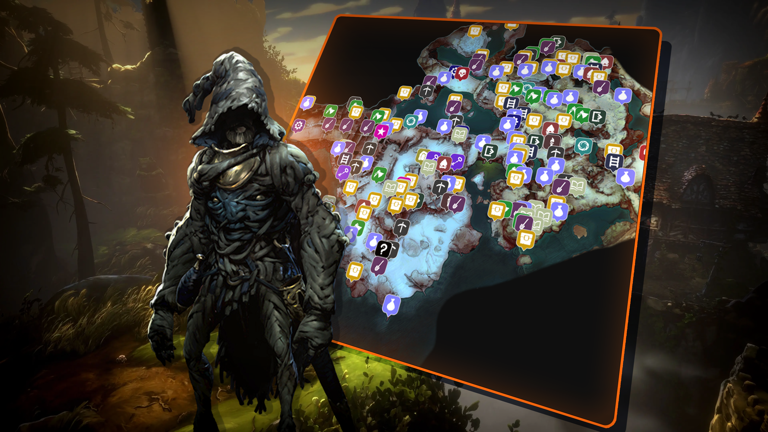 No rest for the wicked - interactive map (Shallows, Mariner's Keep, and ...