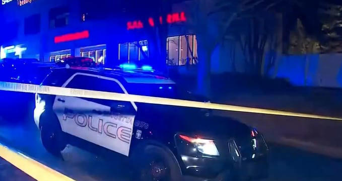 Police search for shooter after man wounded at Marietta shopping center
