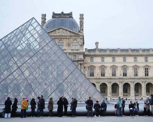 The Louvre in Paris, the world’s most visited museum, said it was facing a rise in ticketing fraud. Photograph: Thibault Camus/AP
