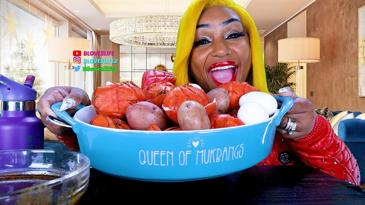 Watch Us Devour This Massive 12 Lobster Tail Seafood Boil Feast