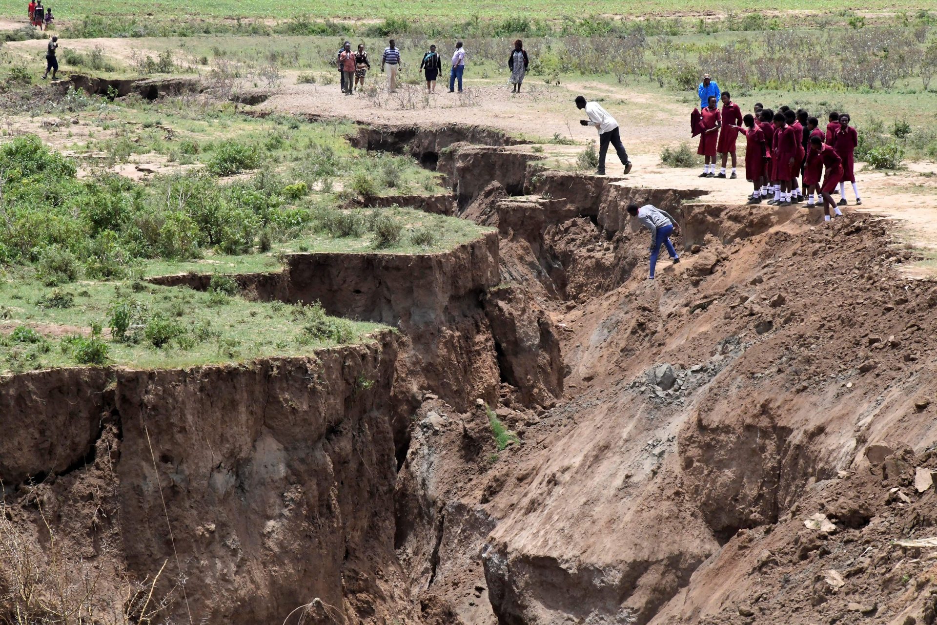 Afrika zal uiteindelijk in twee&euml;n splitsen