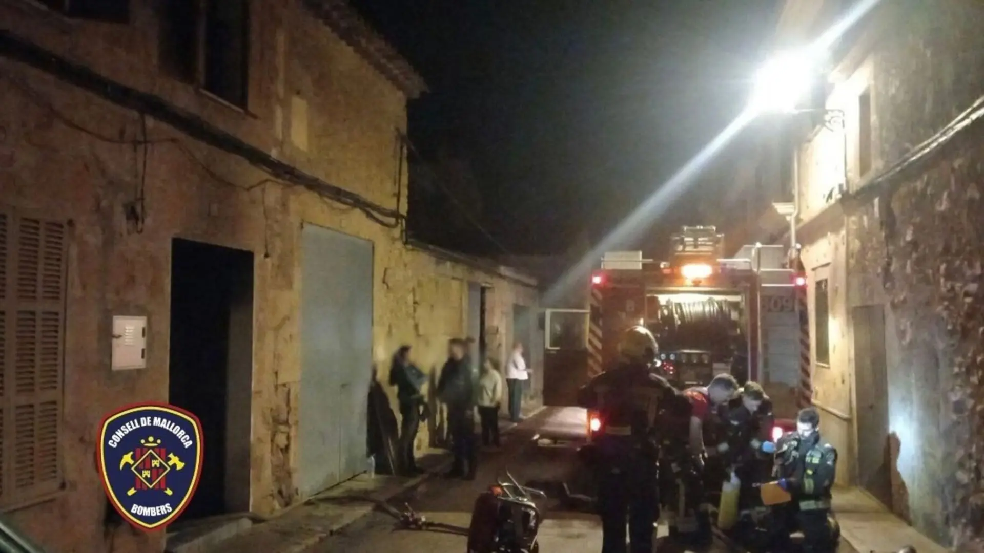 Muere una mujer de 80 años en el incendio de su casa en Mallorca