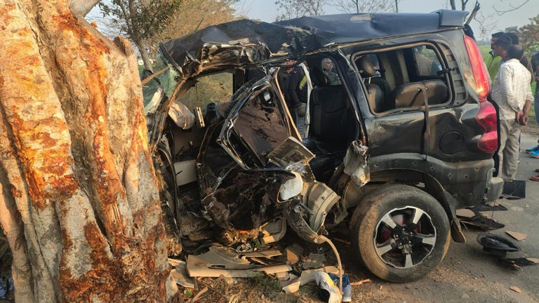 4 killed, 3 injured as car loses control in Haryana's Sonipat on way ...