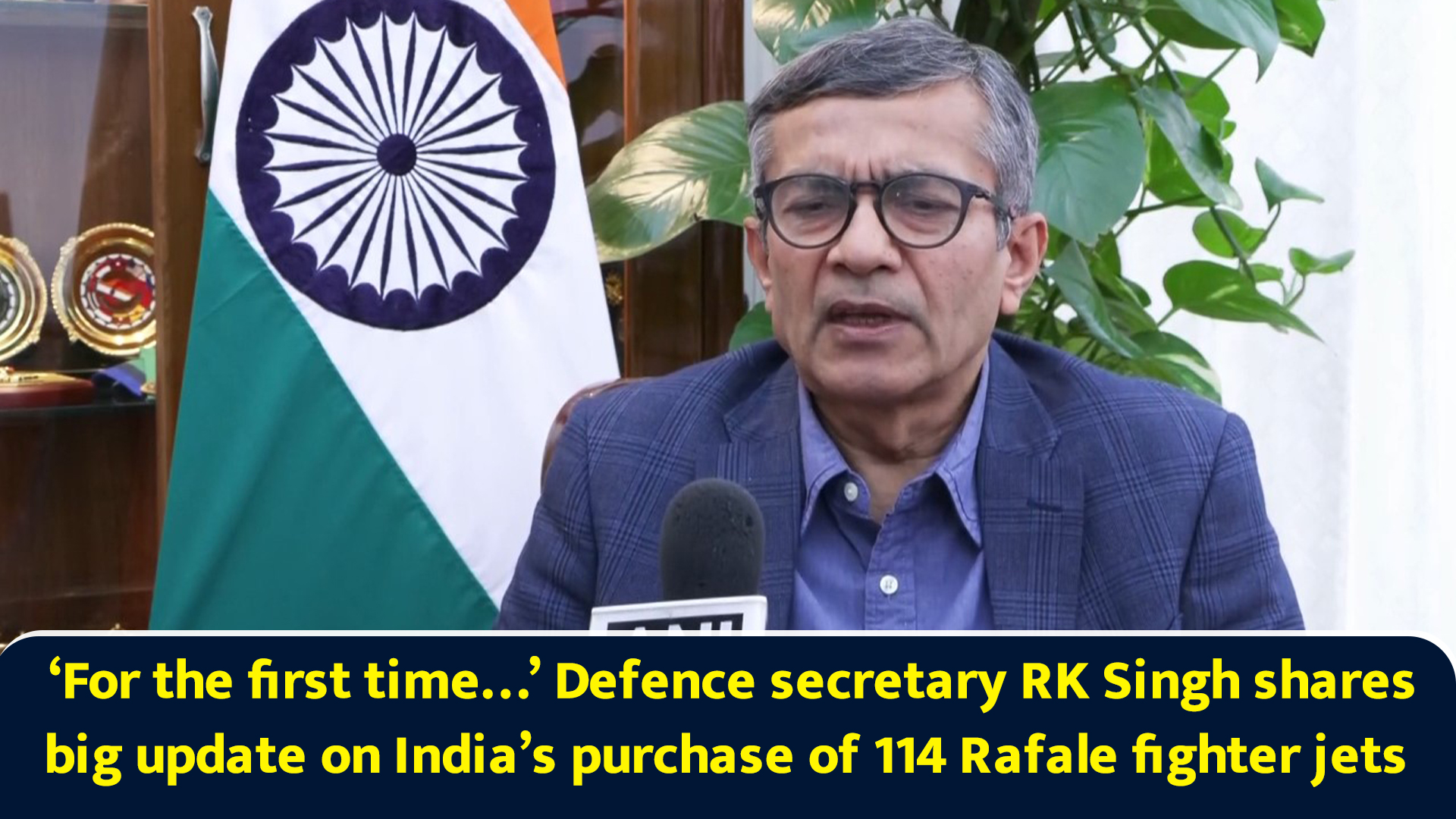 For the first time... defence secretary RK Singh shares big update on ...