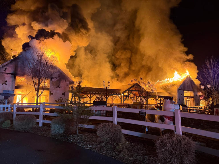 Two barns lost in fire at SkyLand Ranch in Sevierville