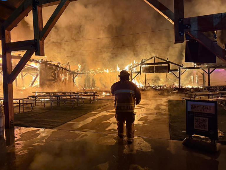 Two barns lost in fire at SkyLand Ranch in Sevierville