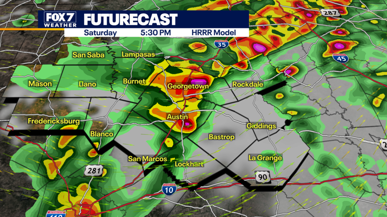 Austin weather: Marginal risk of severe storms this weekend