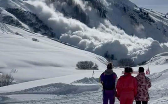 The national weather service placed ⁠the area under a red alert for avalanche risk on Thursday