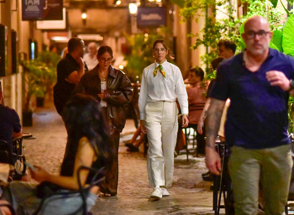 Bad Bunny and Gabriela Berlingeri walking in Buenos Aires Argentina 2026 celebrity sighting