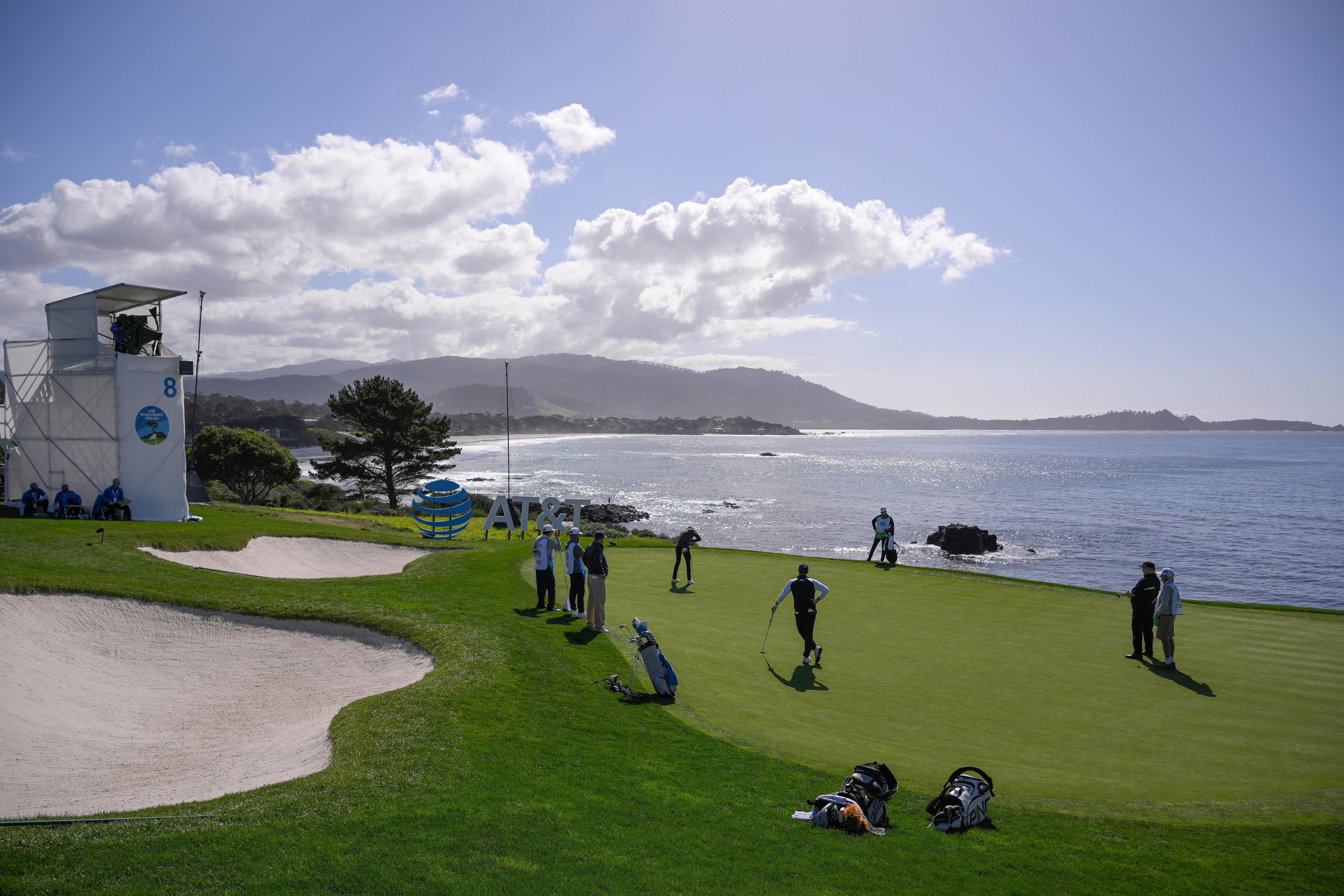 Pebble Beach highlights from Friday: Bhatia, Hisatsune tied for lead