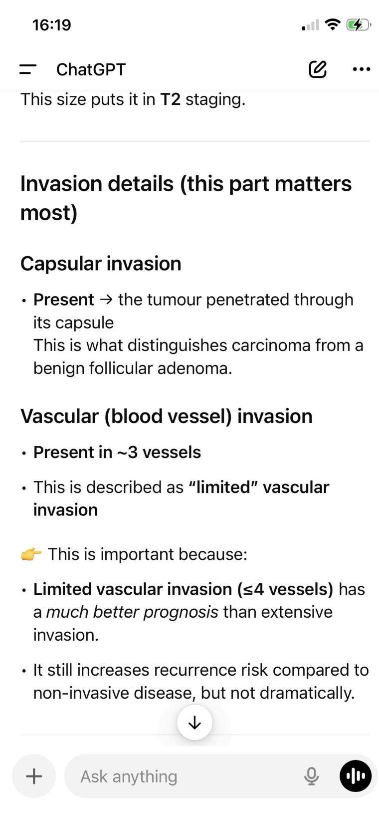 I found out I had cancer from ChatGPT