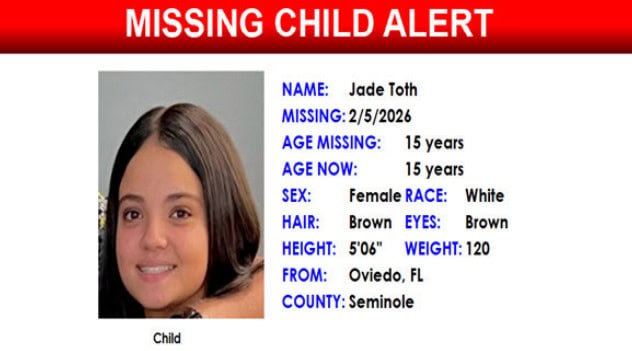 Florida missing child alert canceled for 15-year-old in Oviedo; found safe