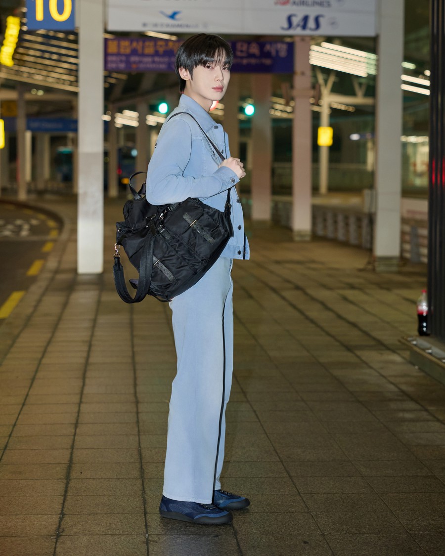 【フォト】シックな装いのENHYPEN、「PRADA」のイベントのため出国